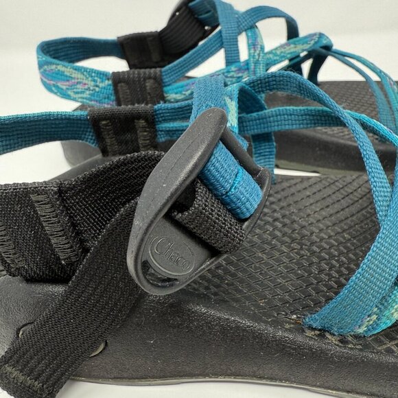 Chaco ZX1 Vibram Yampa Shoes Sandals Women's 6 Blue Outdoor Hiking Camping Comfy - Picture 7 of 12
